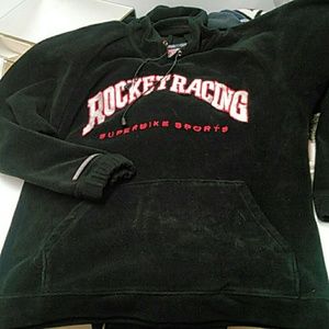 Joe Rocket fleece pocket hoodie large